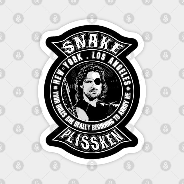 Snake Plissken Magnet by CosmicAngerDesign