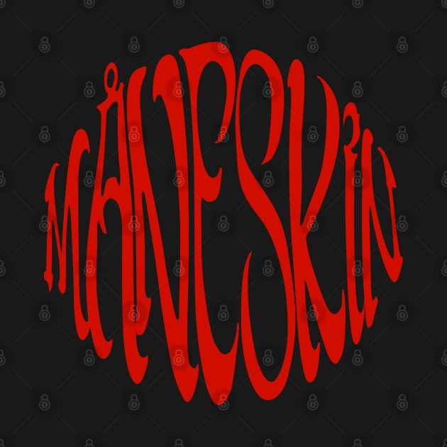 Måneskin Red Text by KAM Std