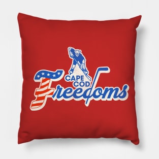 Defunct Cape Cod Freedoms Hockey Team Pillow