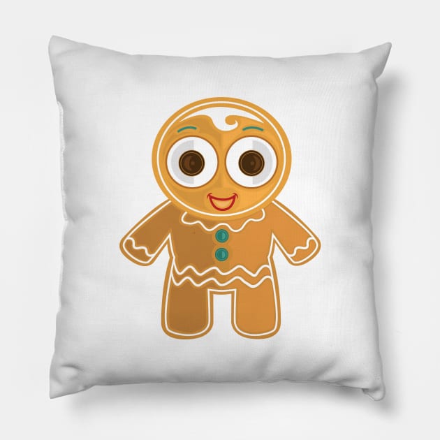 Ginger Bread Man Pillow by adamzworld