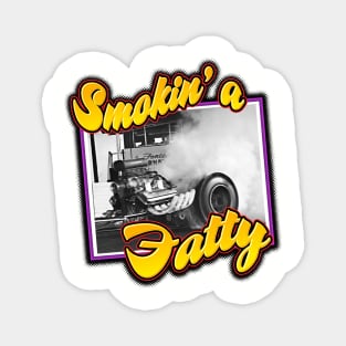 Smokin' a Fatty in color Magnet