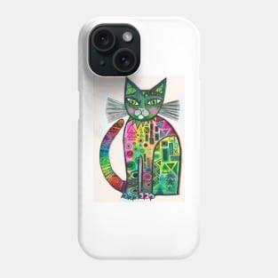 Klimt Cat Phone Case