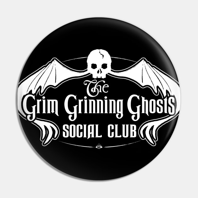 Grim Grinning Social Club Pin by SkprNck