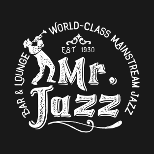 Vintage Jazz Club Design T-Shirt