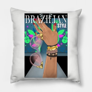 Brazilian, Fashion, Nail Polish, Woman, Gift Pillow