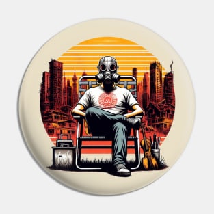 Lawn Chair Apocalypse Pin