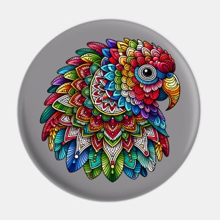 Colorful Lory Pin