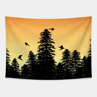 Birds in the forest Tapestry