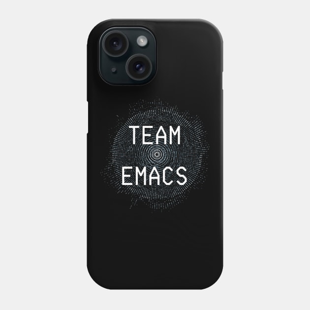 Vi Vs Emacs Wars — Team Emacs Phone Case by nathalieaynie