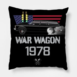 War wagon Multi Color Pillow