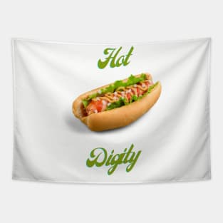 Hot digity dog Tapestry