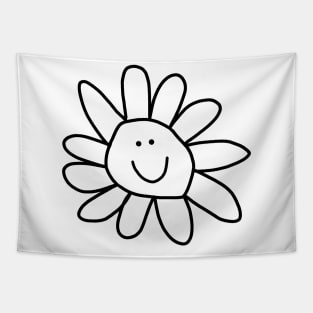 Daisy Doodle Flower Tapestry