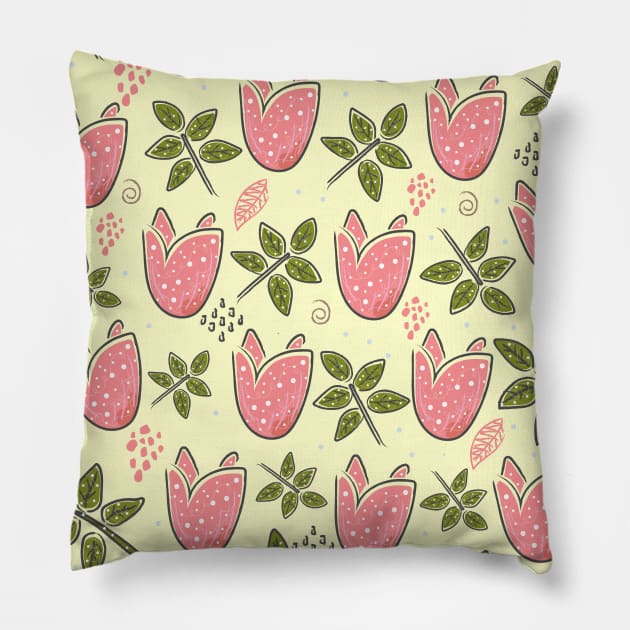 Roses Pillow by Countryside