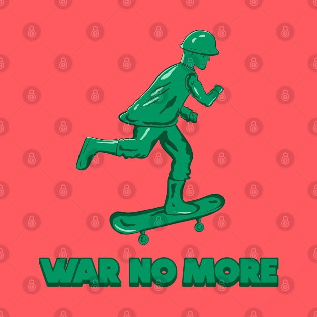 War no more -  Toy soldier skater by MisterThi