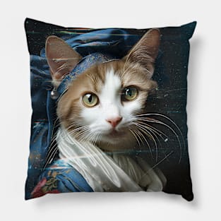 Cat's Pearl Elegance Pillow