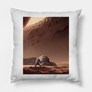 Ruins of Mars Pillow