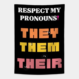 Gender Neutral Pronouns Tapestry