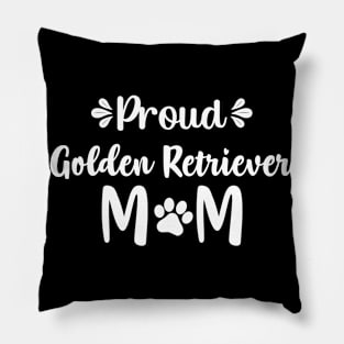 Cute Golden Retriever Mom Goldie Dad Love Dog Puppy Pillow