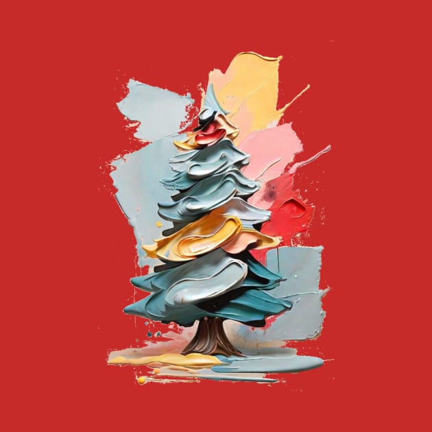 PINE TREE ABSTRACT ART by HTA DESIGNS