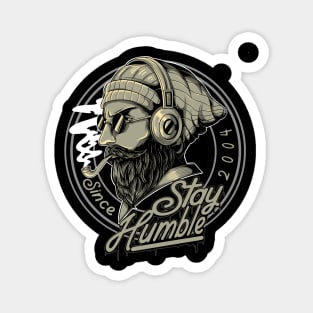 Stay Humble Beard Magnet