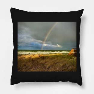 Rainbow after the storm Pillow