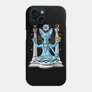 Psychedelic Sphynx Cat Shiva Phone Case