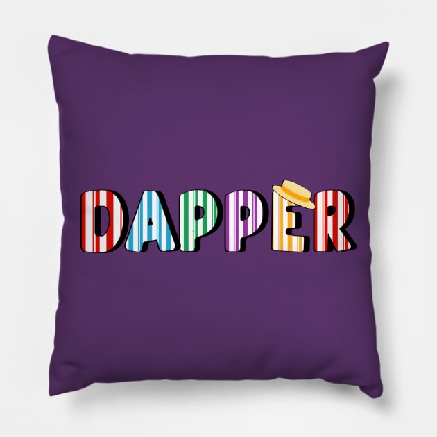 Dapper Pillow by EnchantedTikiTees