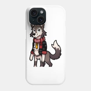 Cute Alpha Wolf Drawing Phone Case