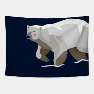 Blushing Polar Bear Tapestry