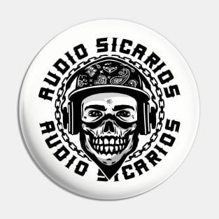 Audio Sicarios Logo Pin