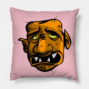 1e goblin head Pillow