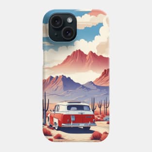 Tucson United States of America Tourism Vintage Poster Phone Case