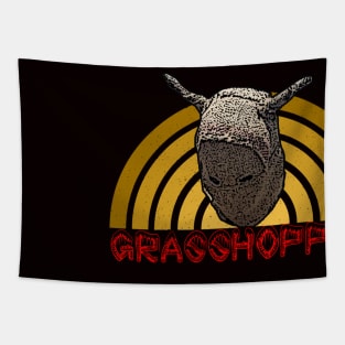 Vintage Memes Grasshopper Tapestry