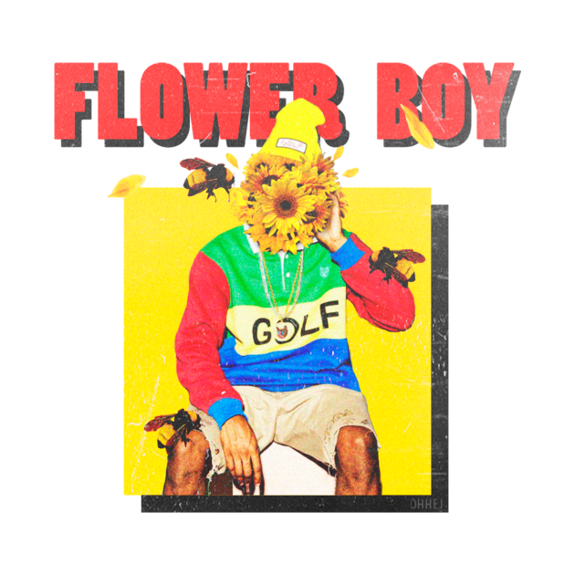 Discover Flower Boy - with title - Tyler The Creator - T-Shirt