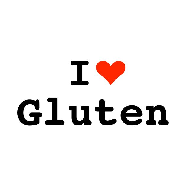 I Love Gluten by Limestand