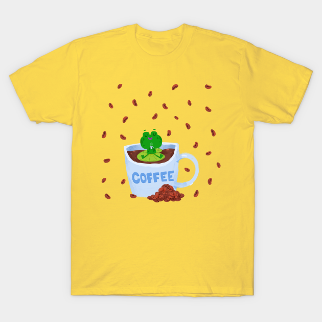 Coffee Frog - Coffee Lover Gift - T-Shirt