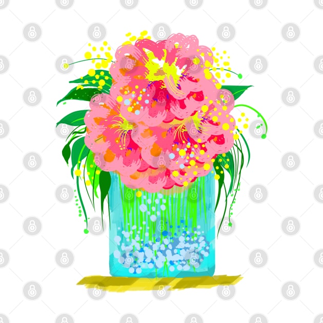 Peony and Vase by jen28