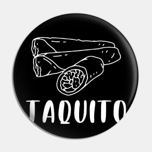 Cute Taco & Taquito Mom Dad Pin