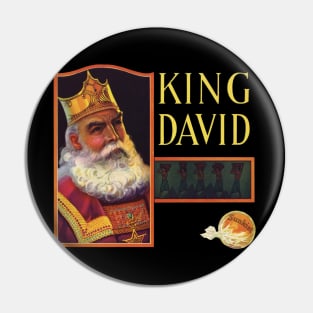 King David Brand Oranges Vintage Label Pin