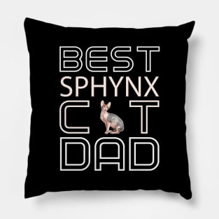 Best Sphynx Cat Dad Pillow