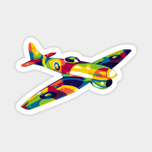 Hawker Tempest in Pop Art Magnet