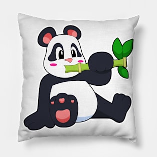 Panda with Bamboo Pillow