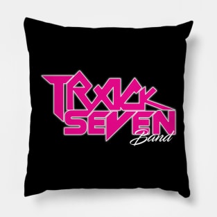 Pink logo Track Seven Band Pillow