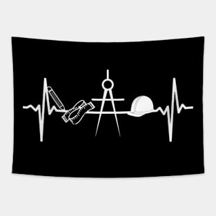 Architect tools with a heartbeat Tapestry