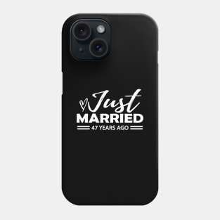 47th Wedding Anniversary - 47 years anniversary Phone Case