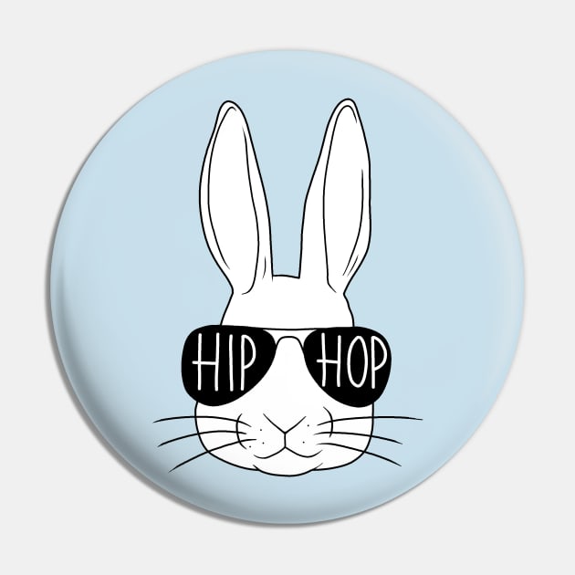 Easter Bunny Hip Hop Pin by valentinahramov