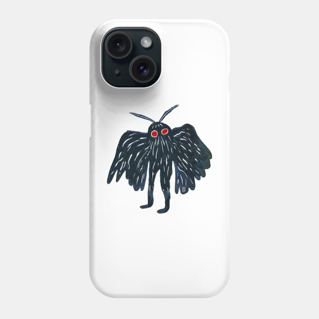 Mothman Phone Case by flywithsparrows