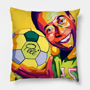 Pele Legend Brazil Football Pillow