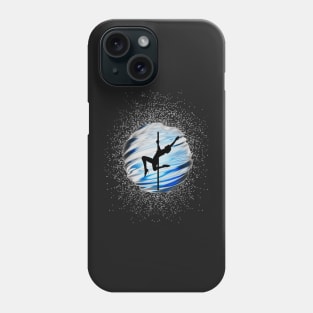 Pole Dancer In The Blue Sphere Phone Case