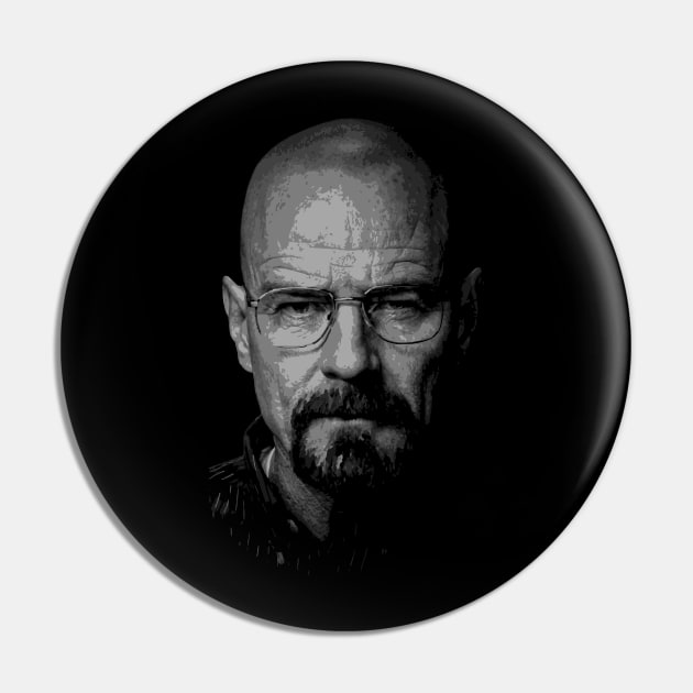 Walter White Vector Art Pin by Playful Creatives